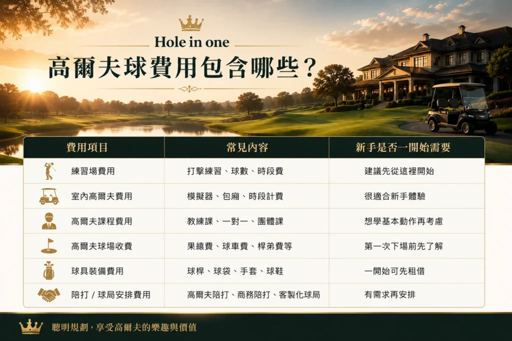 高爾夫球費用